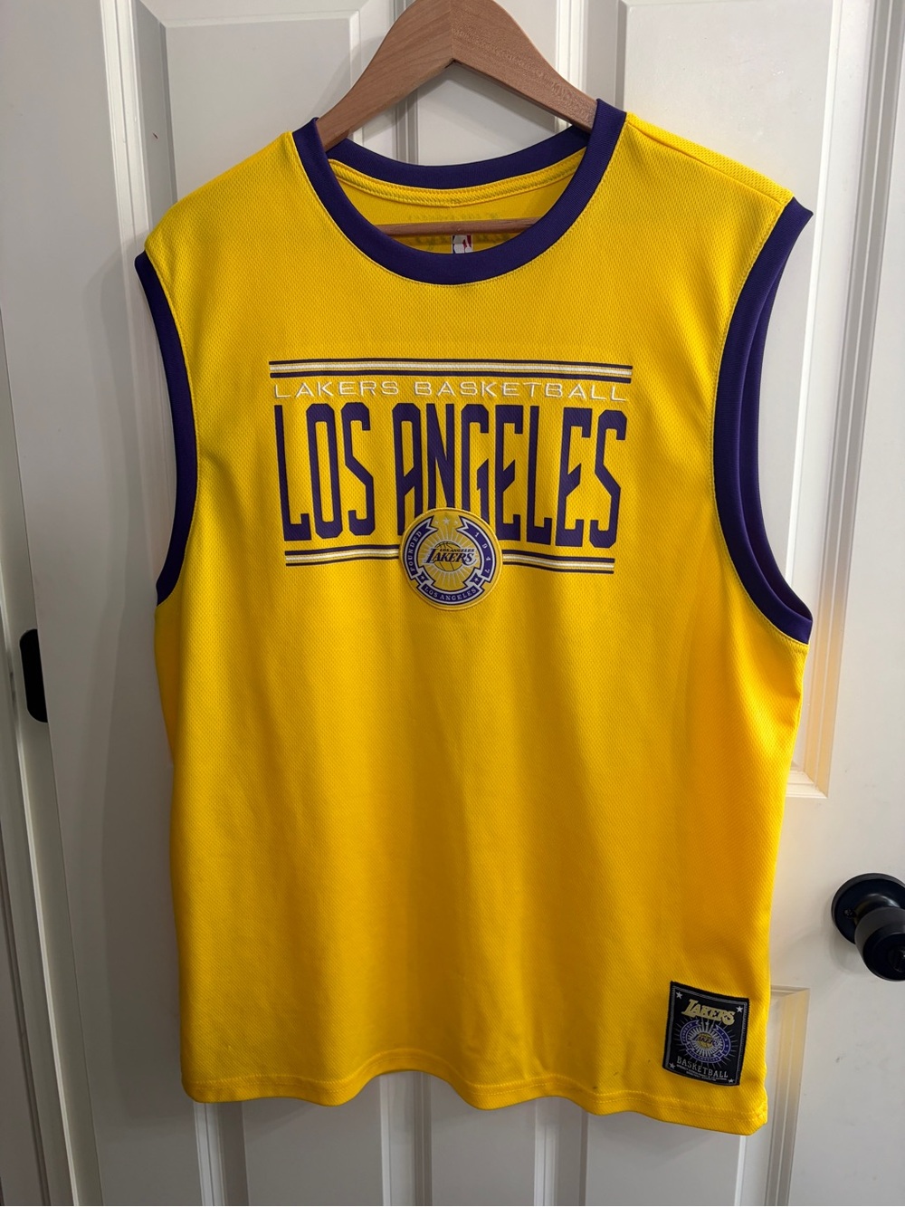 Great condition size XL NBA LA  Lakers LeBron James 23 basketball jersey.